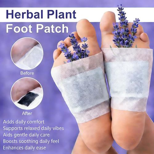 For Good Night Sleep Foot Pads - Lavender & Chamomile Infused Premium Foot Care, Soothing Nighttime Aromatherapy Ritual (10 Pcs)