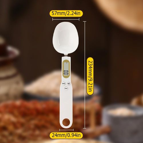 Electronic Measuring Spoon, Digital Measuring Spoon Electronic Scale Spoon Weighing For Coffee Powder Tea Ingredients Spice Baking Kitchen Gram, High Precision 0.1g