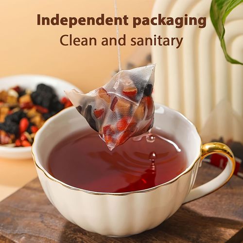 Ginseng Six Treasures Tea, a formula of six precious ingredients, is a five-treasure tea suitable for both men and women. It comes in natural, traditional Chinese herbal tea bags (30 bags).