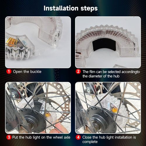 Bike Wheel Light Durable USB Rechargeable Wheel Lamp with Smart Light Sensor and Vibration Detection for Enhanced Night Safety Riding Accessories