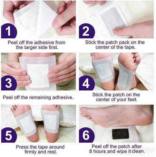 For Good Night Sleep Foot Pads - Lavender & Chamomile Infused Premium Foot Care, Soothing Nighttime Aromatherapy Ritual (10 Pcs)