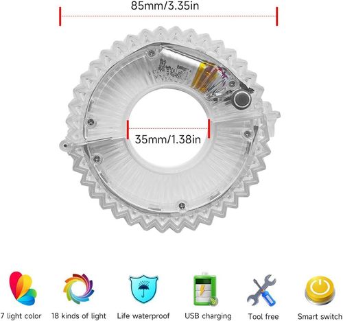 Bike Wheel Light Durable USB Rechargeable Wheel Lamp with Smart Light Sensor and Vibration Detection for Enhanced Night Safety Riding Accessories