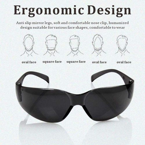 Motorcycle riding safety goggles - impact-resistant and UV-protective