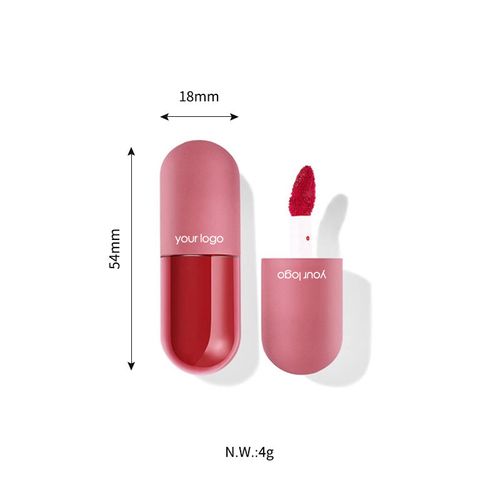 Mini Capsule Lip Gloss: Velvet Matte Finish, Highly Pigmented, Non-Sticky & Smooth
