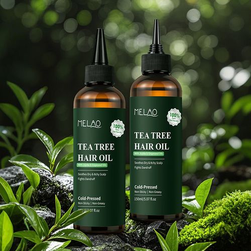 Organic Tea Tree & Coconut Hair Serum - Vegan, Refreshing, with Herbal Ingredients, Tea Tree Oil