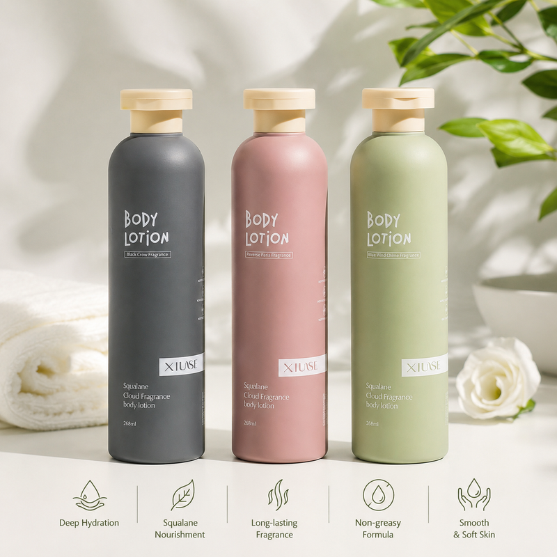 XIUSE Squalane Cloud Fragrance Body Lotion 268ml | Hydrating & Non-Sticky