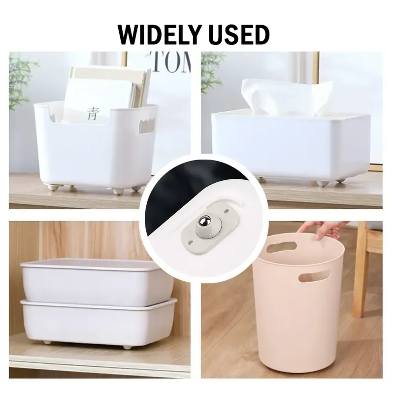 🔄 360 Degree Rotation Self Adhesive Mini Caster Wheels |Free shipping+cash on delivery!