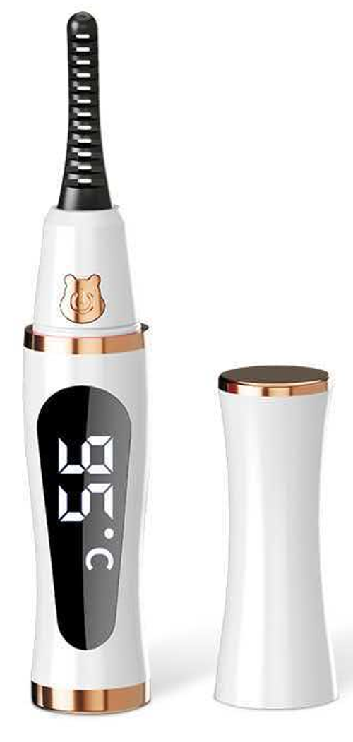 Heated Eyelash Curler:⚡ 10 Seconds to Heat, Hours to Hold