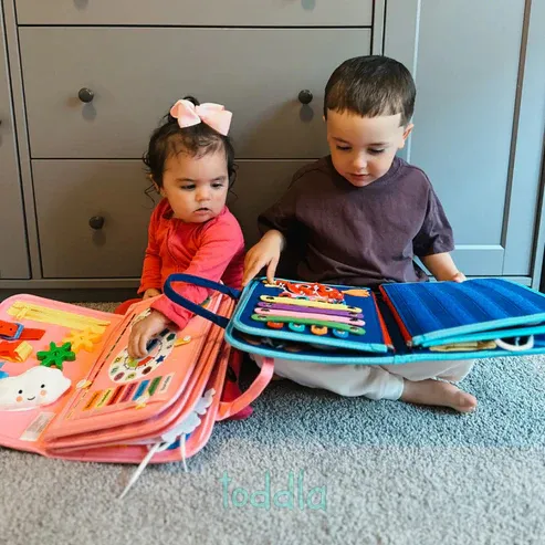 8-Page Sensory Book with 30+ Interactive Activities for Babies 6+ Months | Little Stories Kids