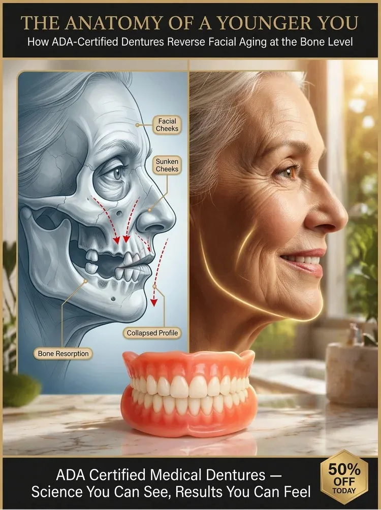 🔥3400+ Sold! Medical Safe Custom Fit Denture Kit, Natural Realistic Fake Teeth Veneers For All Age Groups