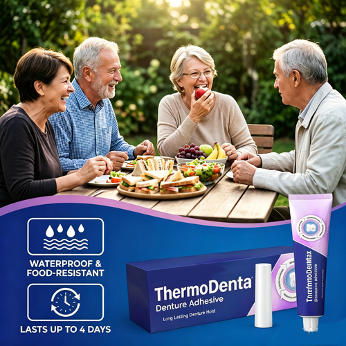 🔥ComfortSeal Max Denture Adhesive—🦷Lasting, Heat Adaptive Technology |Buy 1 Free 1