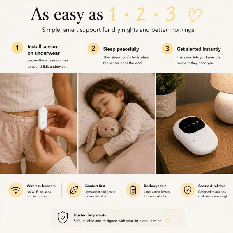 Wireless Bedwetting Alarm🔥