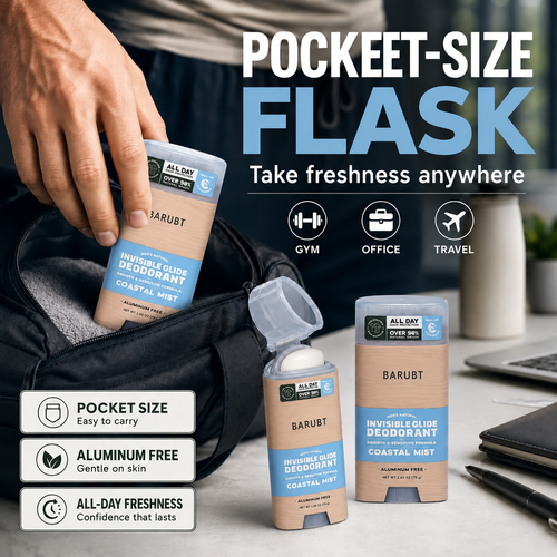 Antiperspirant Deodorant Stick | Long-Lasting Odor & Sweat Protection|Buy 1 Get Free 1