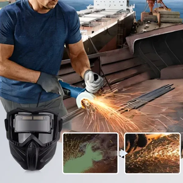 🔥Auto-Darkening Welding Mask