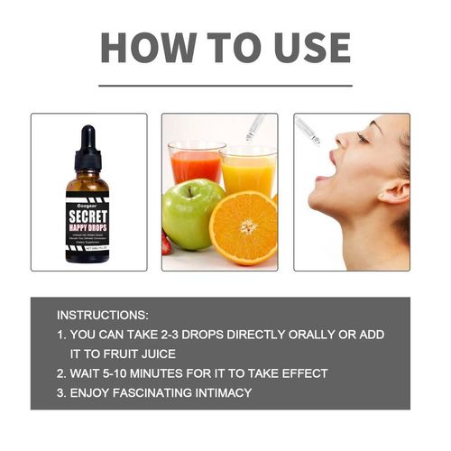 Googee Secret Happydrops |Advanced liquid supplements that release female desires and enhance passionate sex