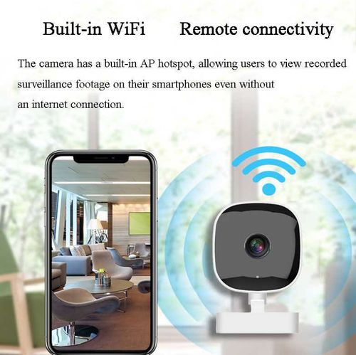 Mini Card WiFi Home Camera | Ultra HD + Night Vision Remote View