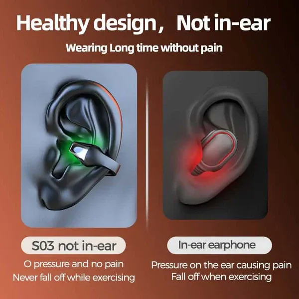 Wireless Ear Clip Bone Conduction Headphones |Buy 1 Free 1