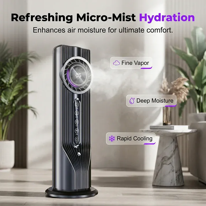 🔥Last Day 50% OFF -Compact 3in1 Portable Air Cooler Fan