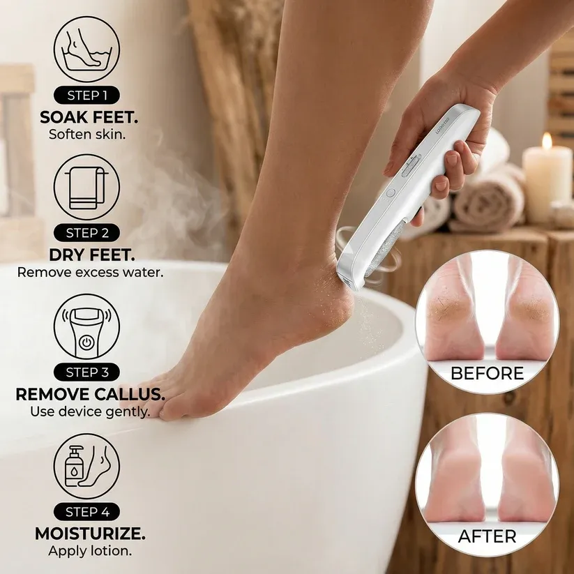 🔥🔥🔥Electric Callus Remover For Feet |Buy 1 Get  Free 1