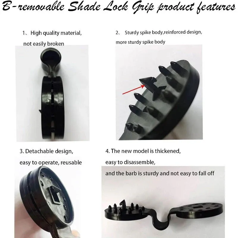 🔥SunLock Windproof Tarp Clips