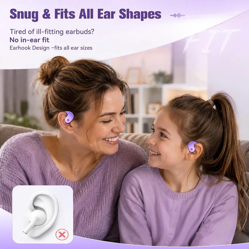 Open Ear Buds Headphones Bluetooth 5.4|Bone Conduction Headphones|Buy 1 Free 1