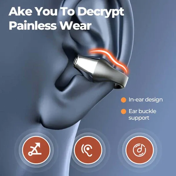 Wireless Ear Clip Bone Conduction Headphones |Buy 1 Free 1