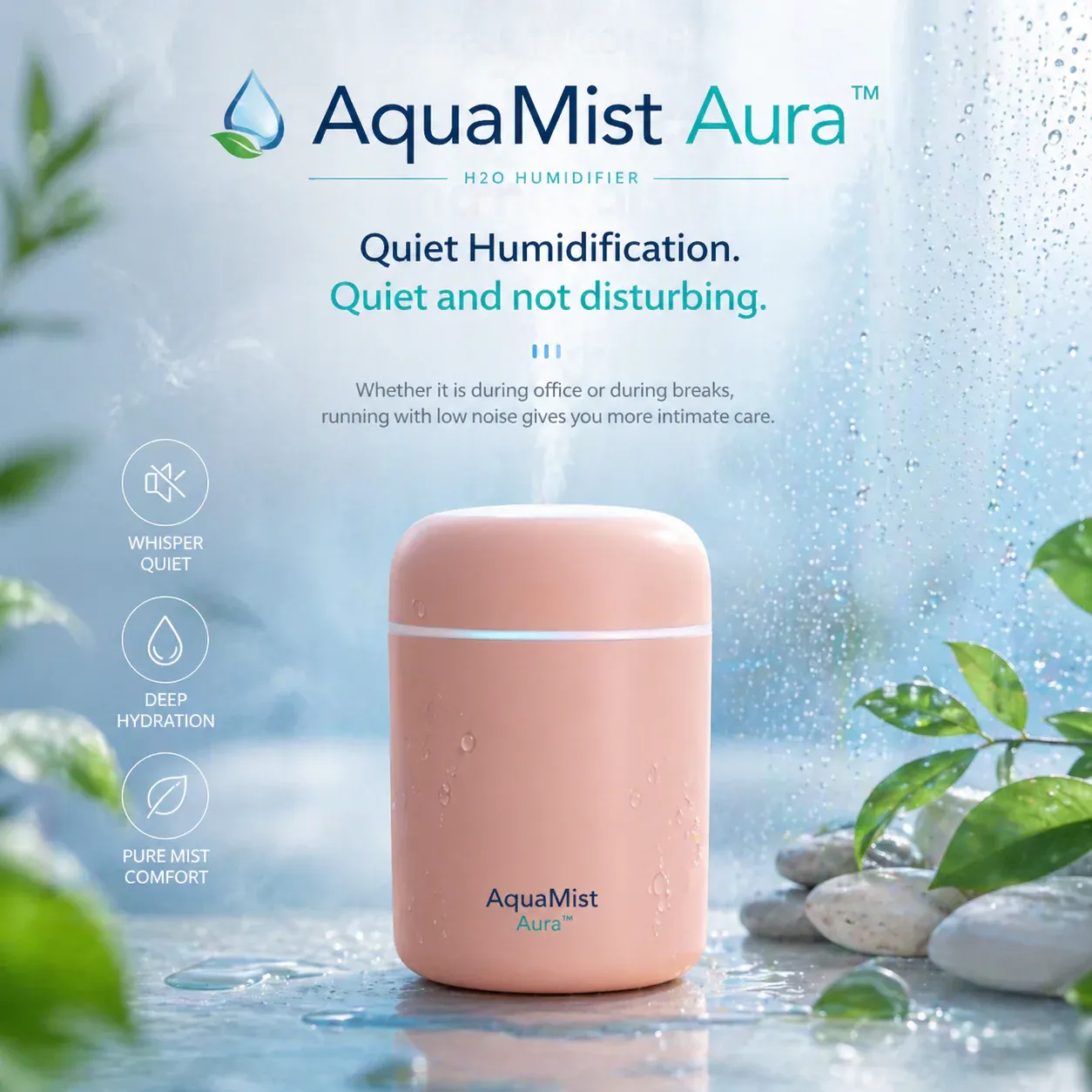 🔥H2O Humidifier & Aroma Diffuser |Free shipping+cash on delivery!
