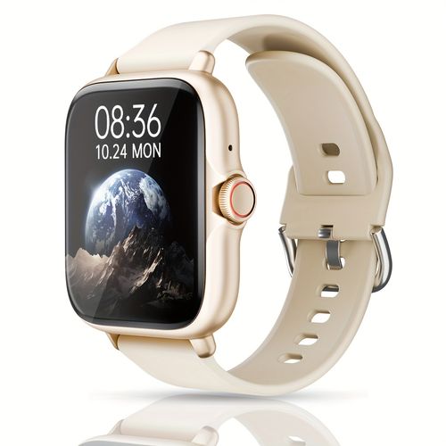 Sports Smart Watch, 1.83'' Full Touch Screen Display with Message, Answer Make Call Smartwatch, Monitoring, Sports Pedometer, Information Alerts, for iPhone Android Phones, Smartbands Fitness Watch for Women Men Friend Gift, Birthday Gift