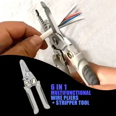 6 in 1 Pliers Tool Wire Strippers