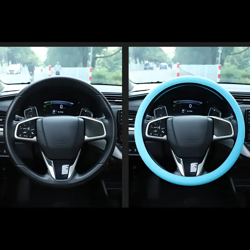 Premium non-slip silicone steering wheel cover summer