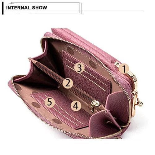 Mini shoulder bag for mobile phone