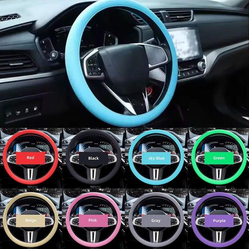 Premium non-slip silicone steering wheel cover summer