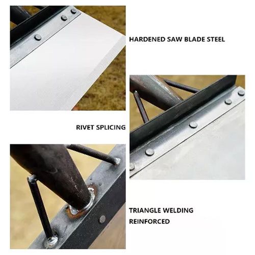 Dfcdcoo Multifunctional Cleaning Shovel, ,Multifunctional All-Steel Garden Cleaning Shovel