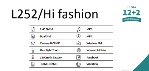 LESIA L252 Hi Fashion