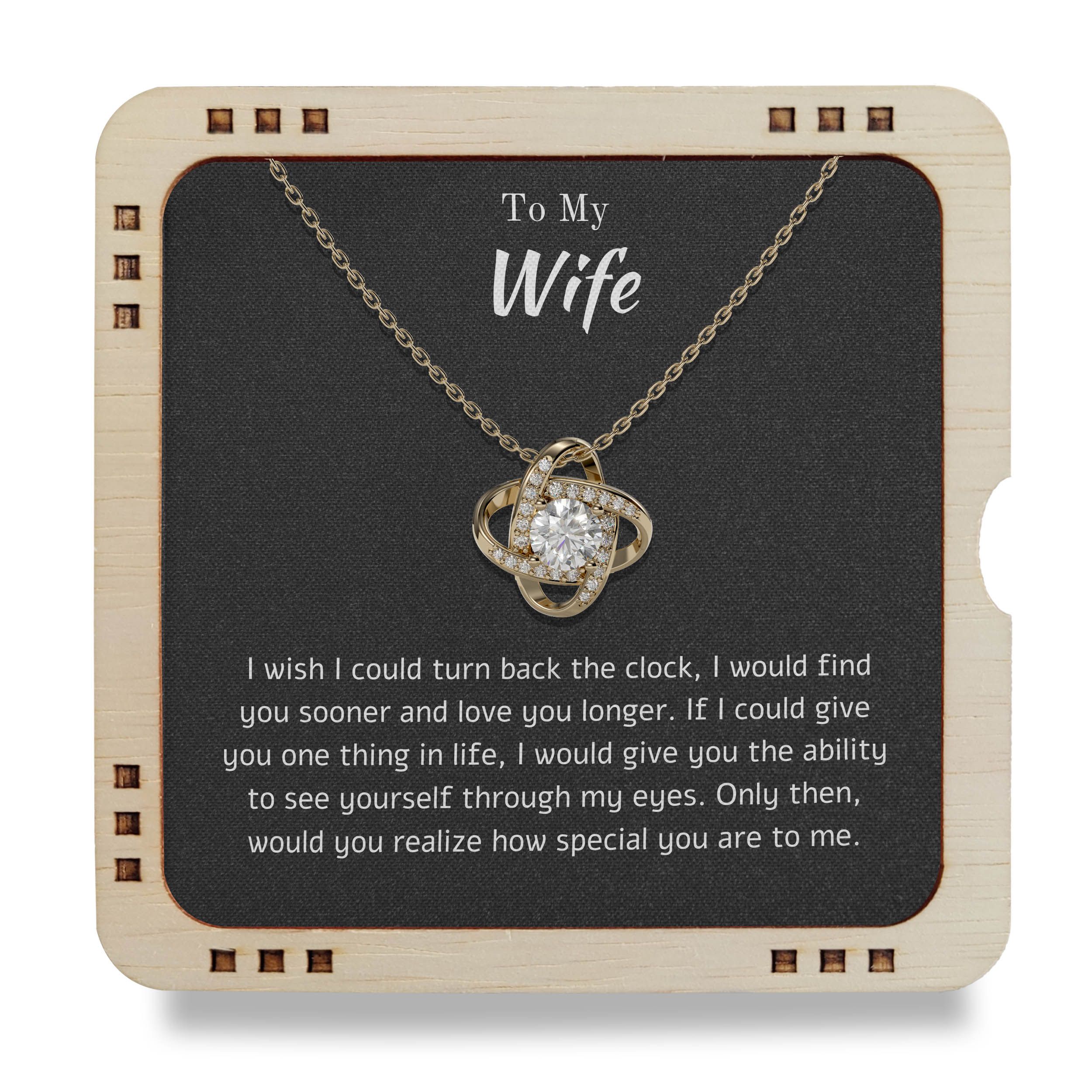 To My Wife – You Are So Special To Me | 18K Gold Plated Necklace