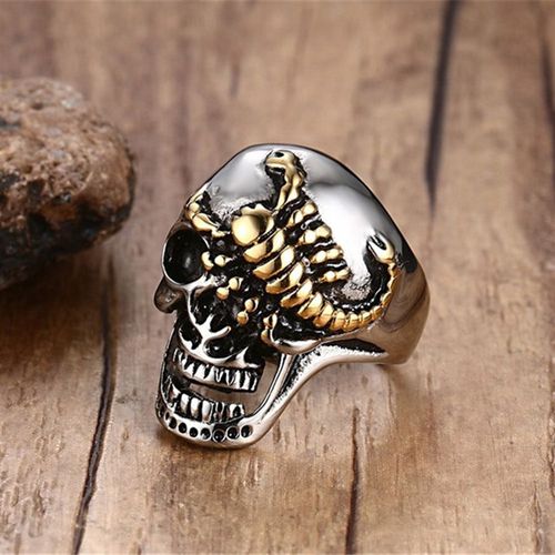 Charming Hip-Hop Gothic Skull Scorpion Ring