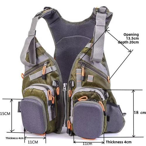 Multi-Functional Life Jacket Fishing Vest