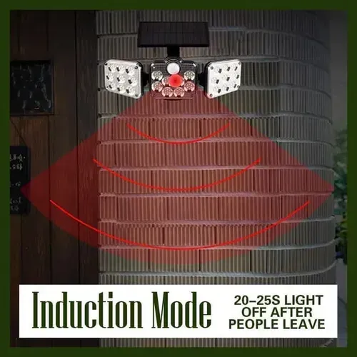 Triple Solar Wall Light With Holder☀️💡