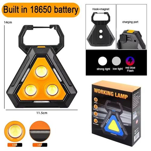 ⚠️New Triangular Warning Light with Magnetic Key Chain