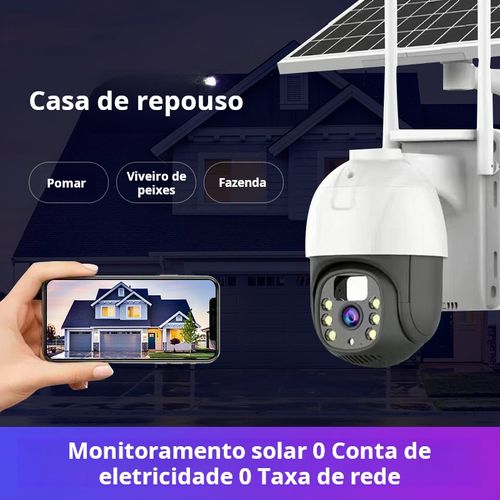 Visão Noturna Clara & Rotação 360°: Veja tudo, dia e noite, sem pontos cegos!