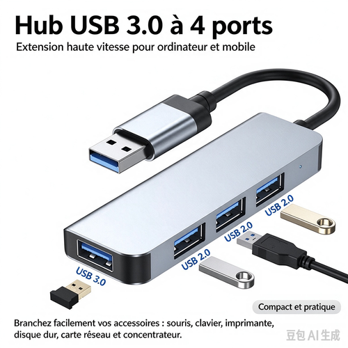 1 8-In-1 USB C Hub with Audio Jack | Compatible with Tablets, USB Powered, 5V Operating Voltage