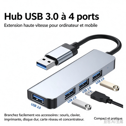 1 8-In-1 USB C Hub with Audio Jack | Compatible with Tablets, USB Powered, 5V Operating Voltage