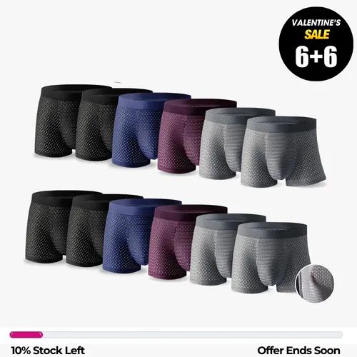 8PCS Men's Ice Silk Cool Boxer Briefs Shorts, Mesh Thin Breathable Comfy Quick Drying Boxer Trunks, Sports Panties, Men's Underwear👉