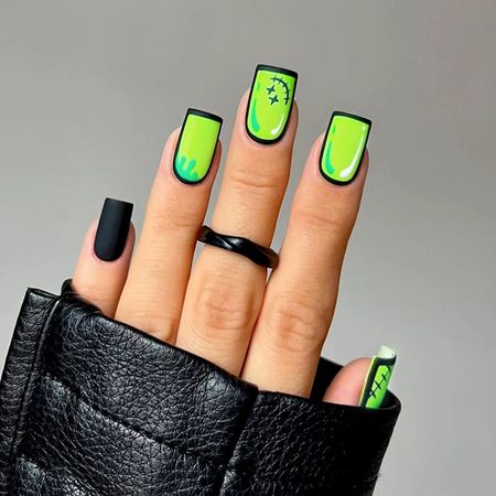 Simple cartoon-style wearable false nails