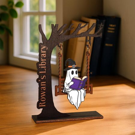 Ghost Reading Swing Shelf Decor