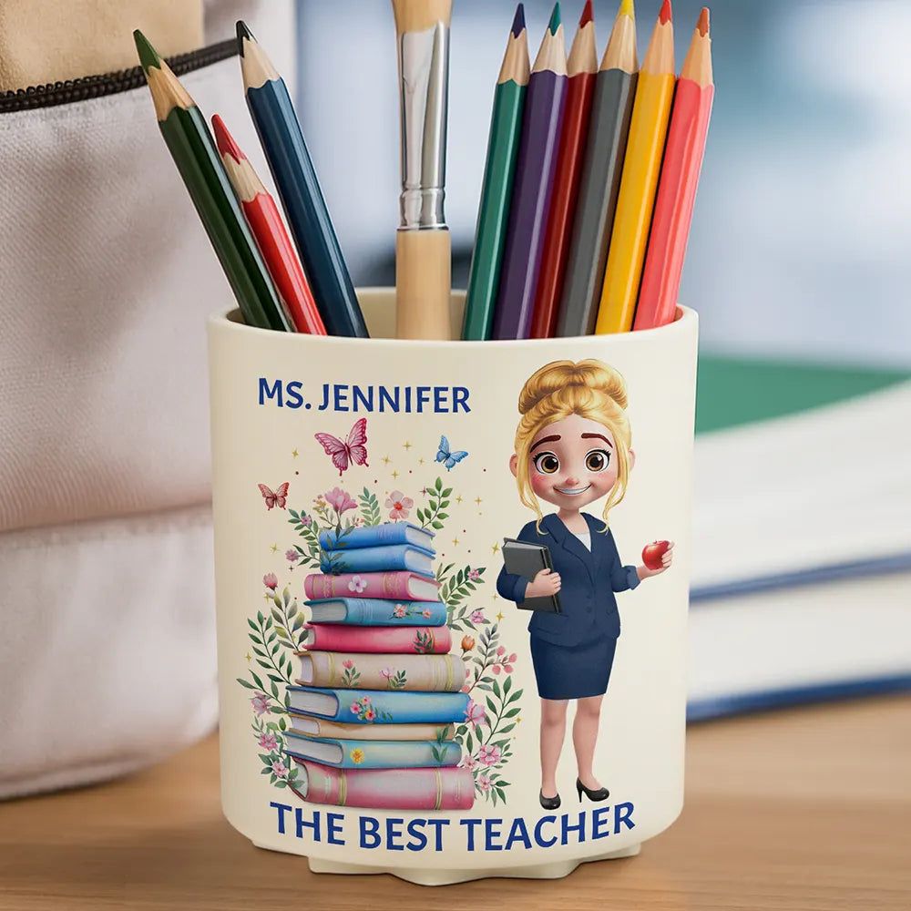 Personalized Rotating Pen Holder