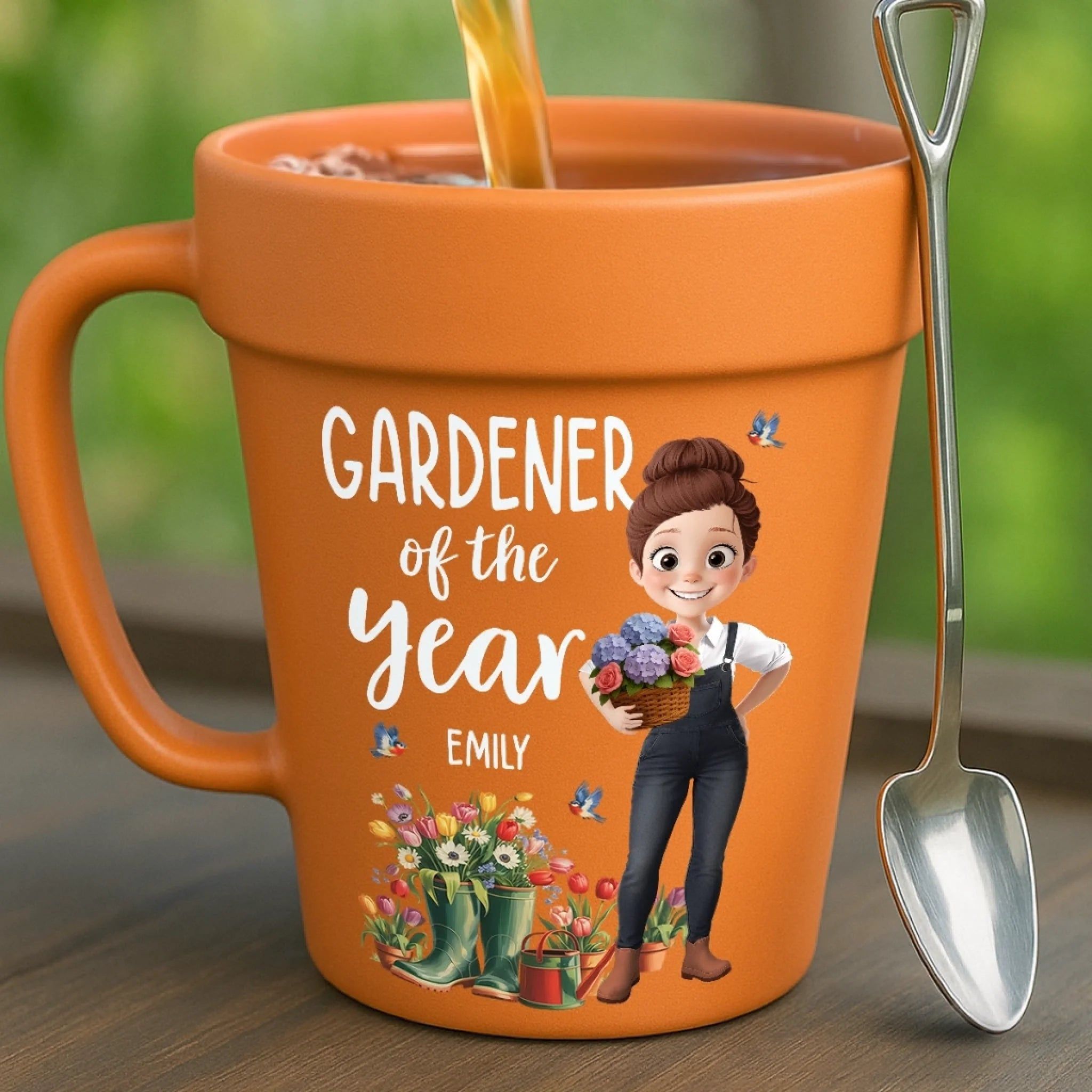 Custom Plant Pot Ceramic Mug