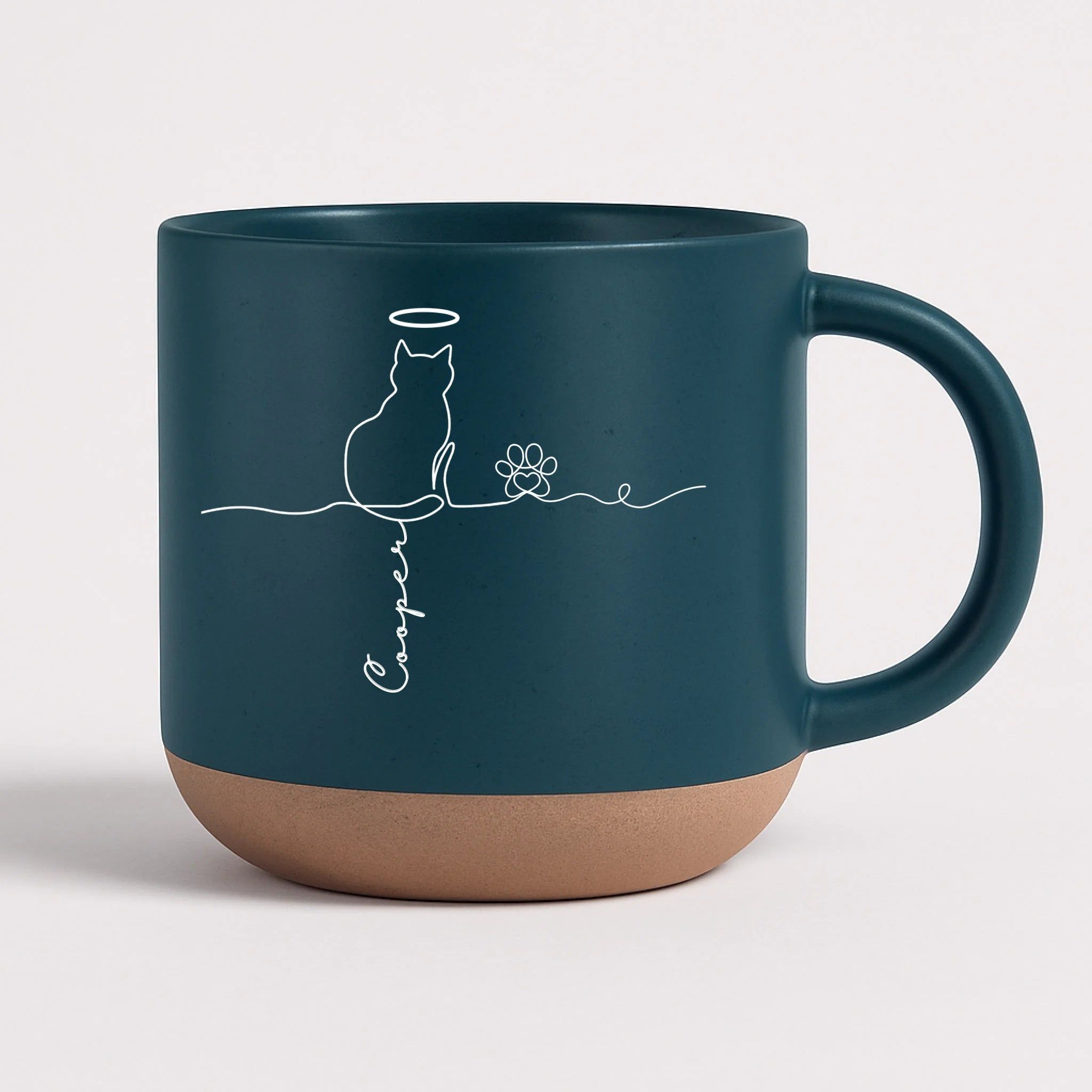Cute Cats - Personalized Pottery Mug