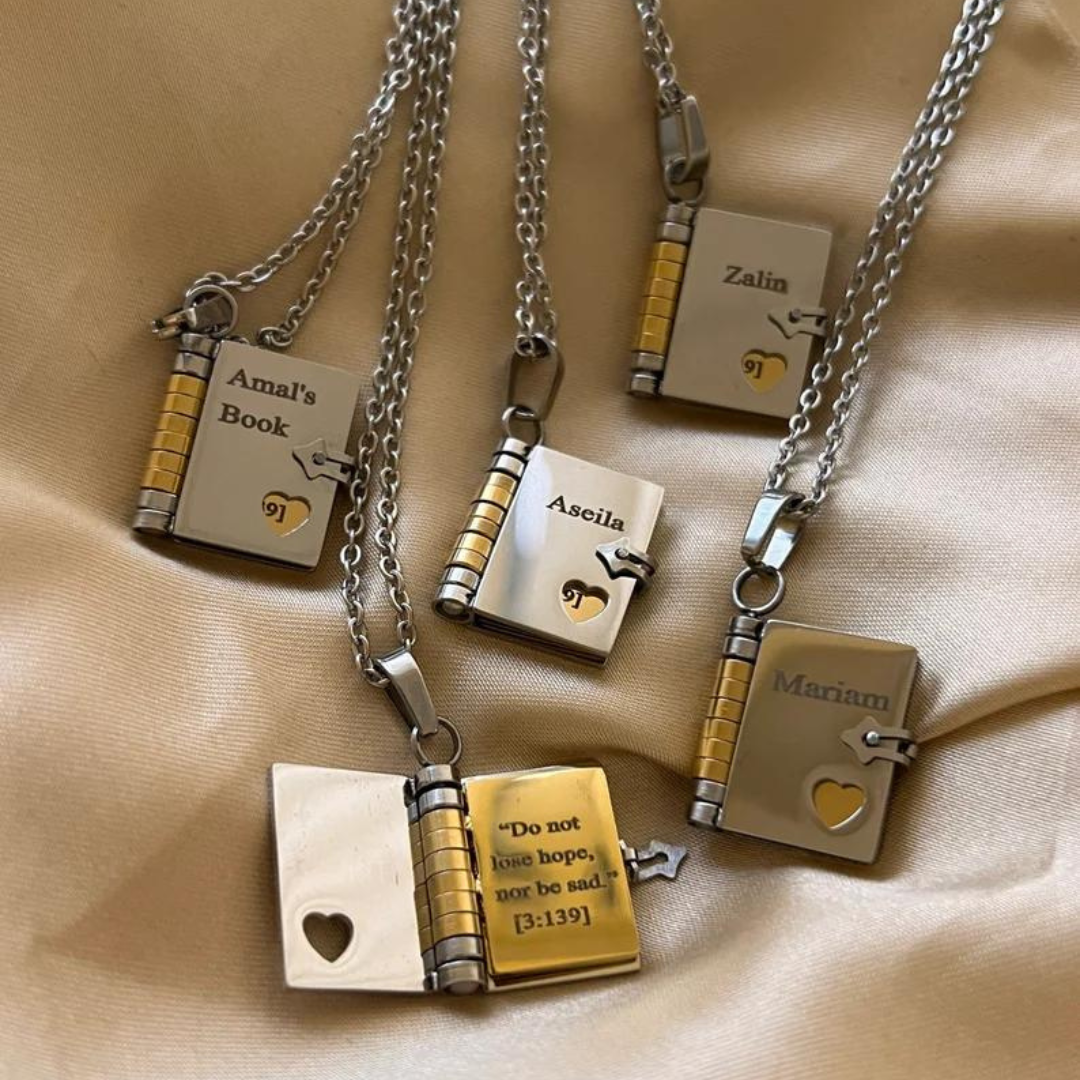 Personalised Notebook Necklace