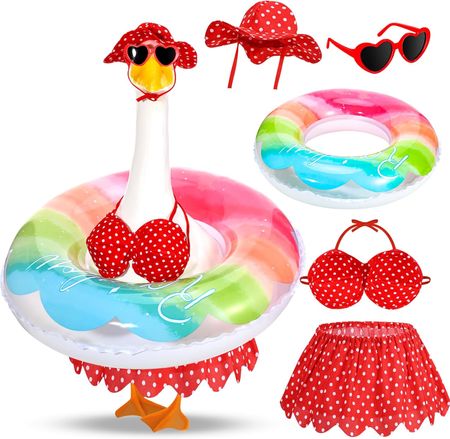 Pink Aloha 5-Piece Hawaiian Bikini Set for 23 Porch Goose | Summer Island Vibes